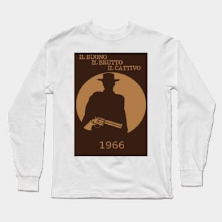 IL BUONO IL BRUTTO IL CATTIVO Retro Long Sleeve T-Shirt